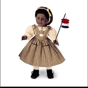 Pleasant Company Addy’s Birthday Pinafore & Snood